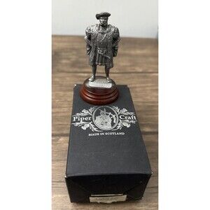Piper Craft Henry VIII Pewter Figurine | Scotland | 4” Tall | Lead Free